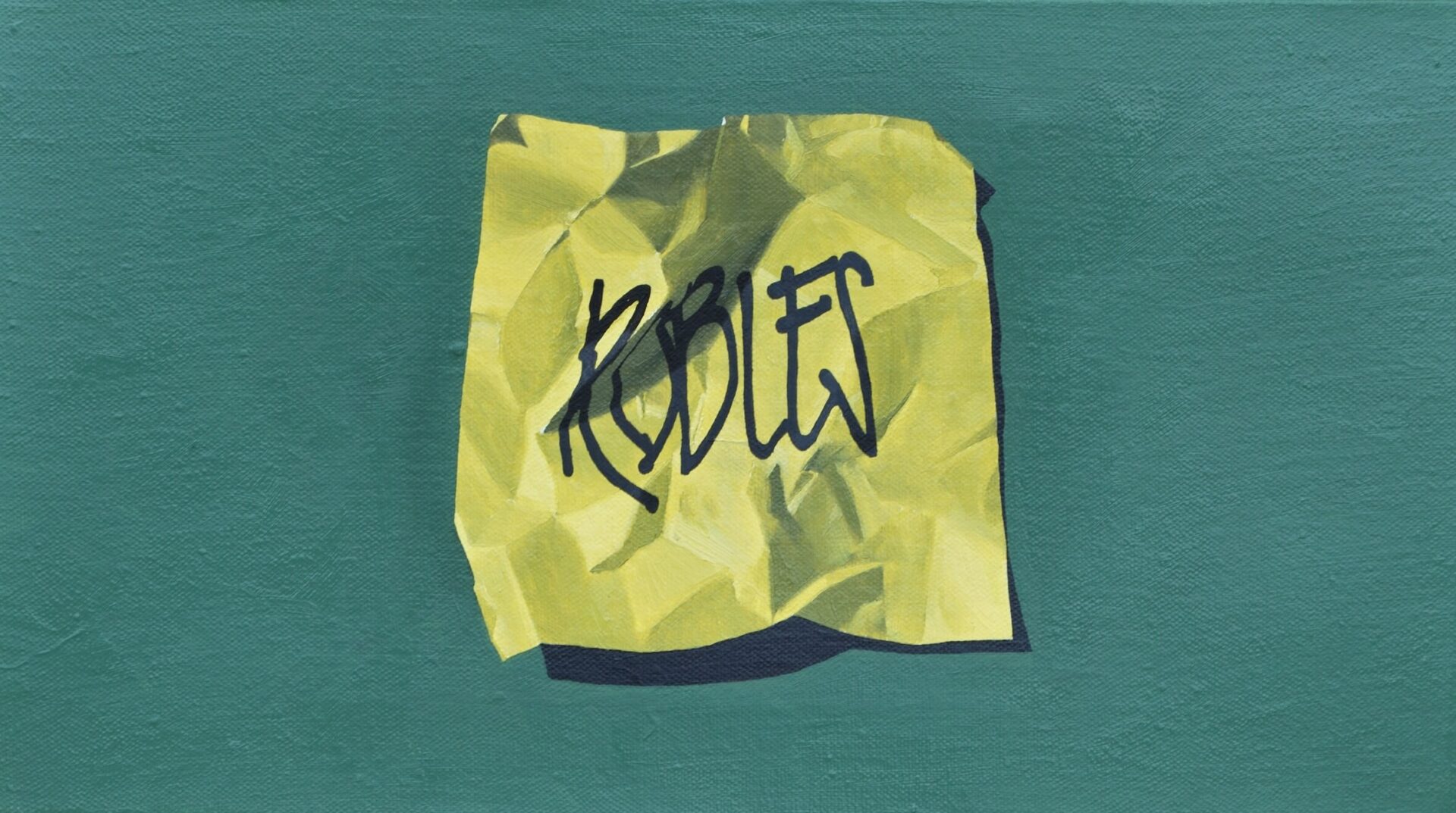 ROBLES | TÉCNICA MIXTA SOBRE TELA | 20x40cm | 2016